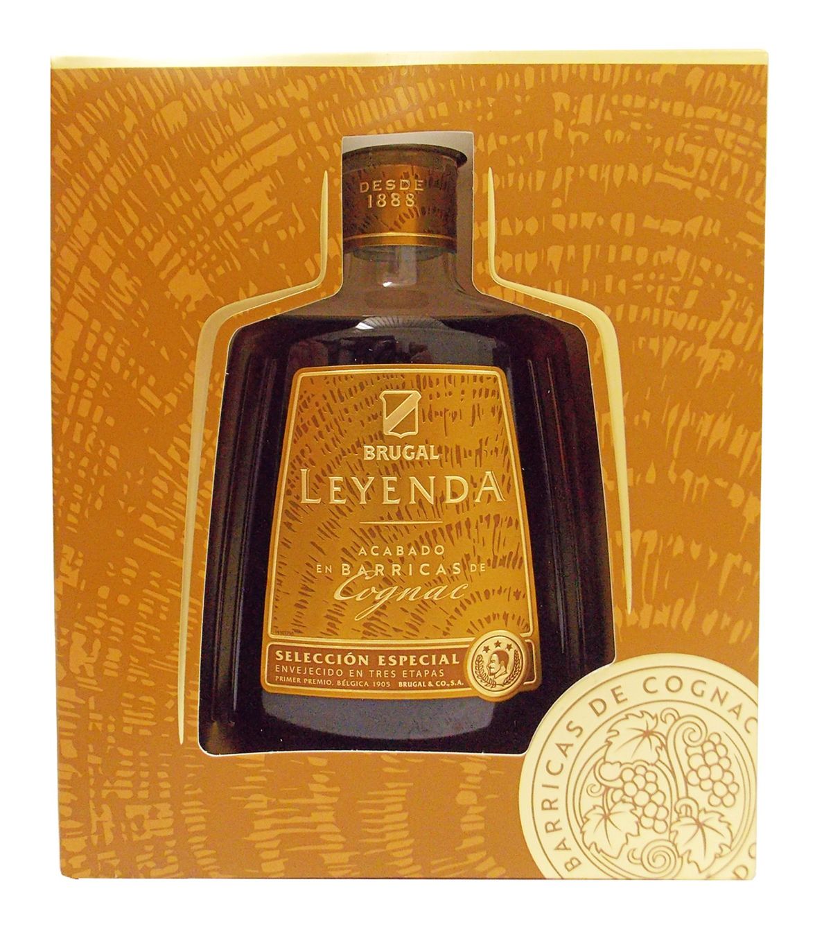 Brugal Bevande alcoliche: Ron Brugal Leyenda Cognac 38% Alk. - 700ml – Nuovo e nell'imballaggio originale da Horn venduto da lookatitgood
