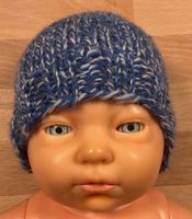 Babymütze 💙👶 - ab Geburt - Merinowolle - ♡NEU♡