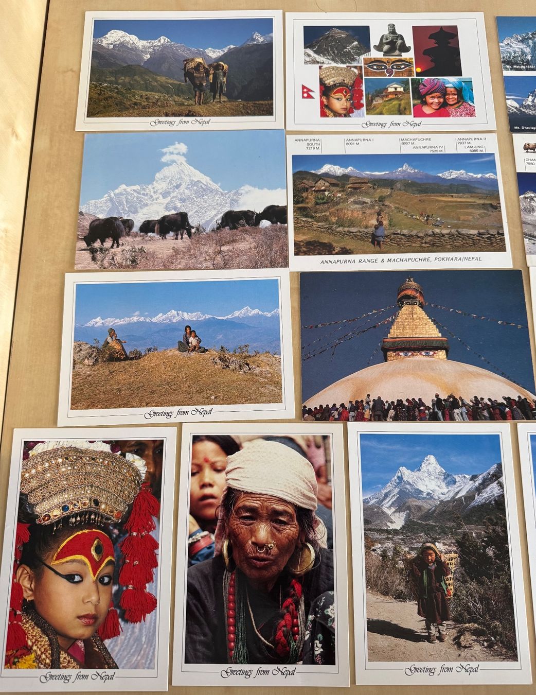 Cartoline postali: Ansichtskarten aus Nepal – Nuovo (secondo la descrizione) da Luzern venduto da lbreu 3