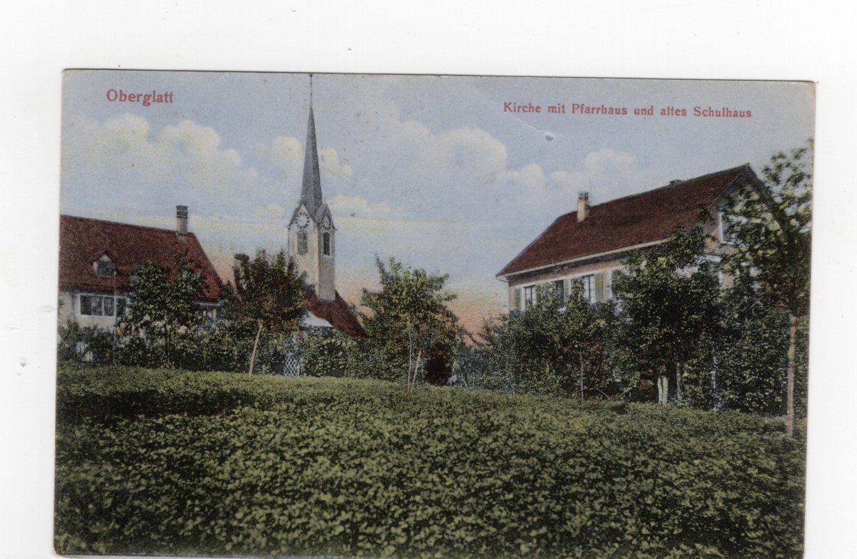 Cartoline postali: Flawil Oberglatt SG – Usato da Rapperswil SG venduto da INTELVI
