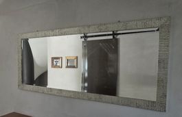 Wandspiegel silberfarbig