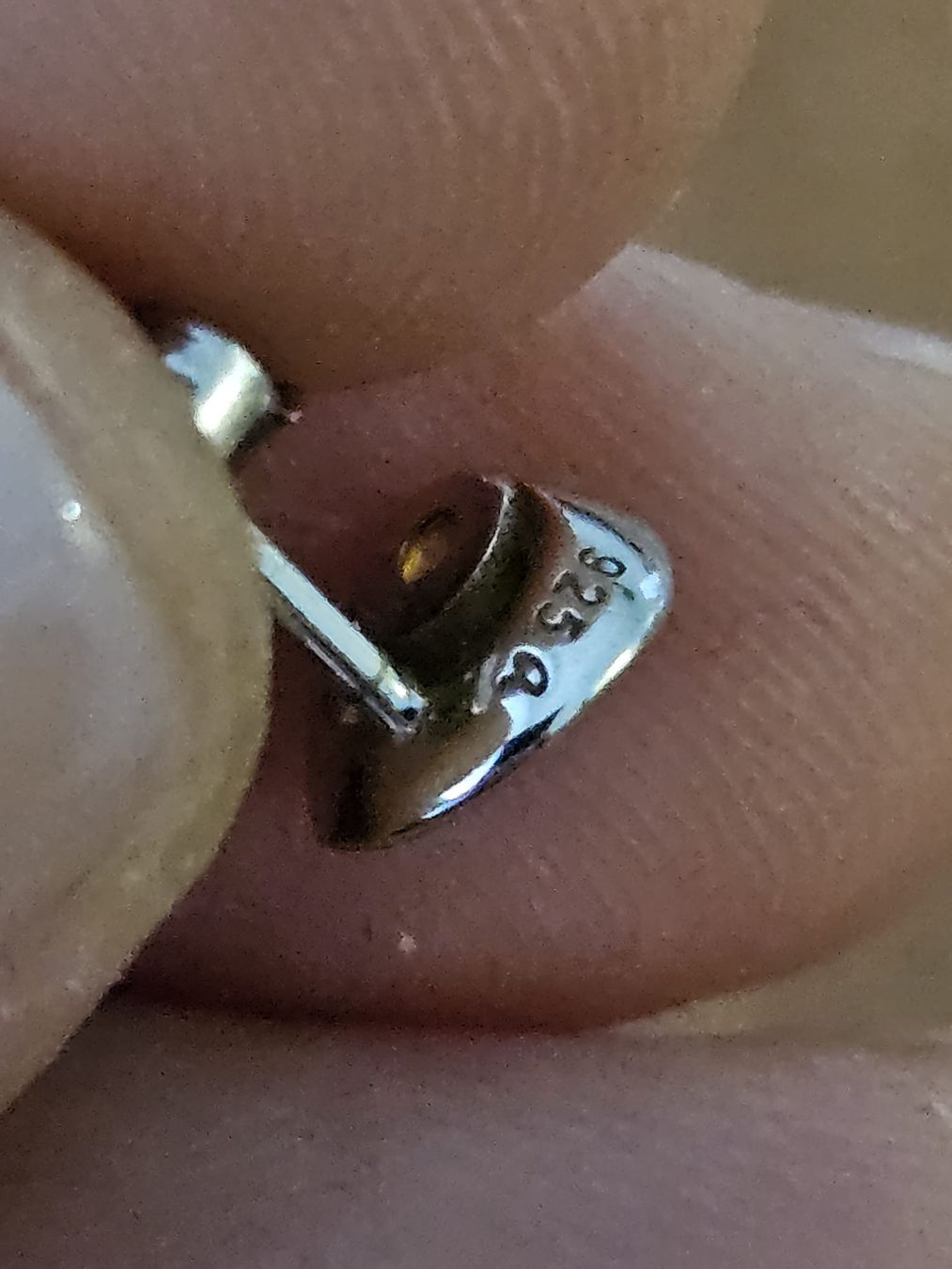 Orecchini pendenti & Orecchini a lobo: Silber Ohrstecker 925 mit Zirkon Steinchen – Usato da Bülach venduto da DontPushTheButton 3