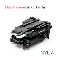360° faltbare Drohne mit HD-Fernbedienung & 3 Akkus Pro