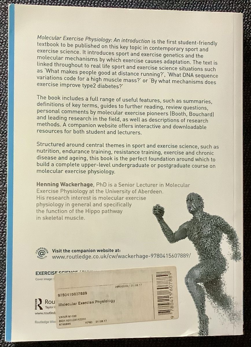 Libri: Molecular Exercise Physiology - Wackerhage, neuwertig! – Usato da Züberwangen venduto da benjause 1