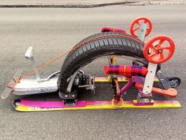 Gratis Safari-Community-Schlitten Express-Matter-Rodel