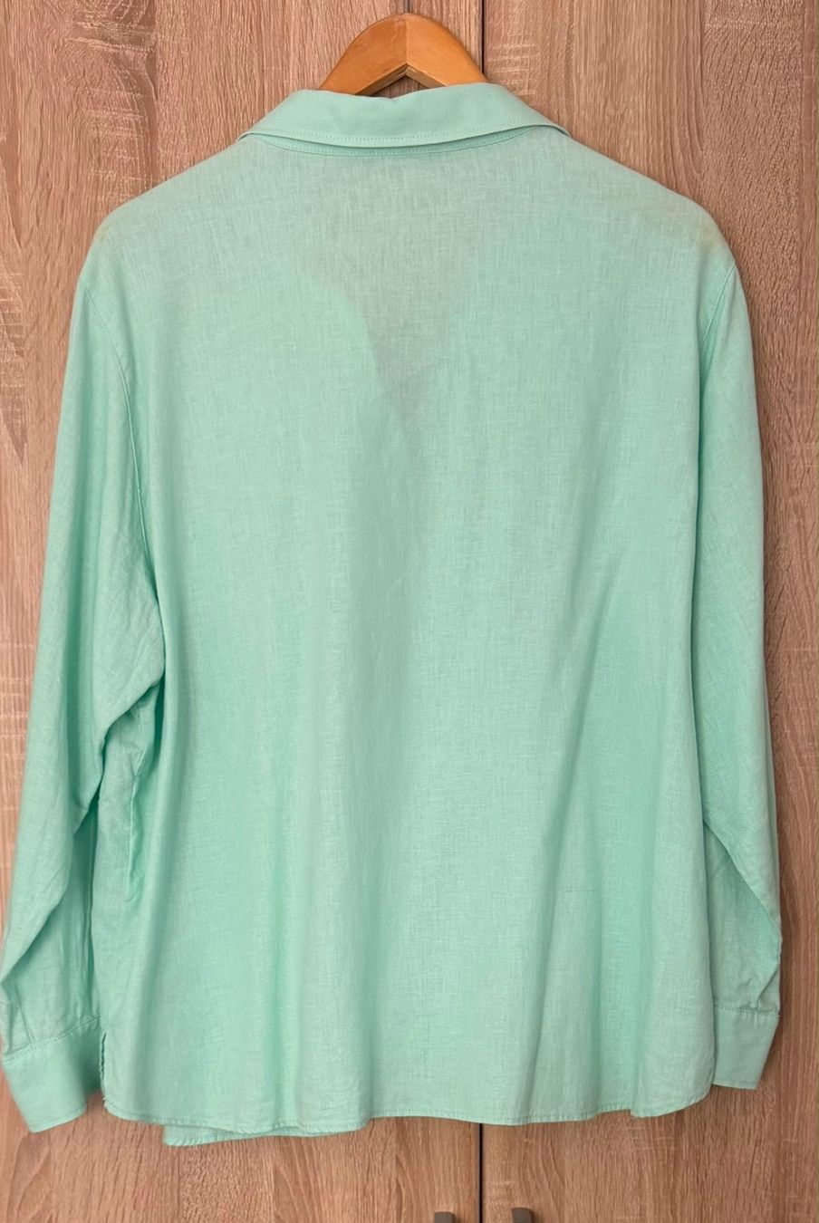 Camicette: Marke Olsen mint grün Leinen Bluse Grösse 46 – Usato da Nussbaumen AG venduto da brigitebardot 1