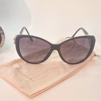 BVLGARI 8097-B Crystal Flower Butterfly Sonnenbrille Wie neu