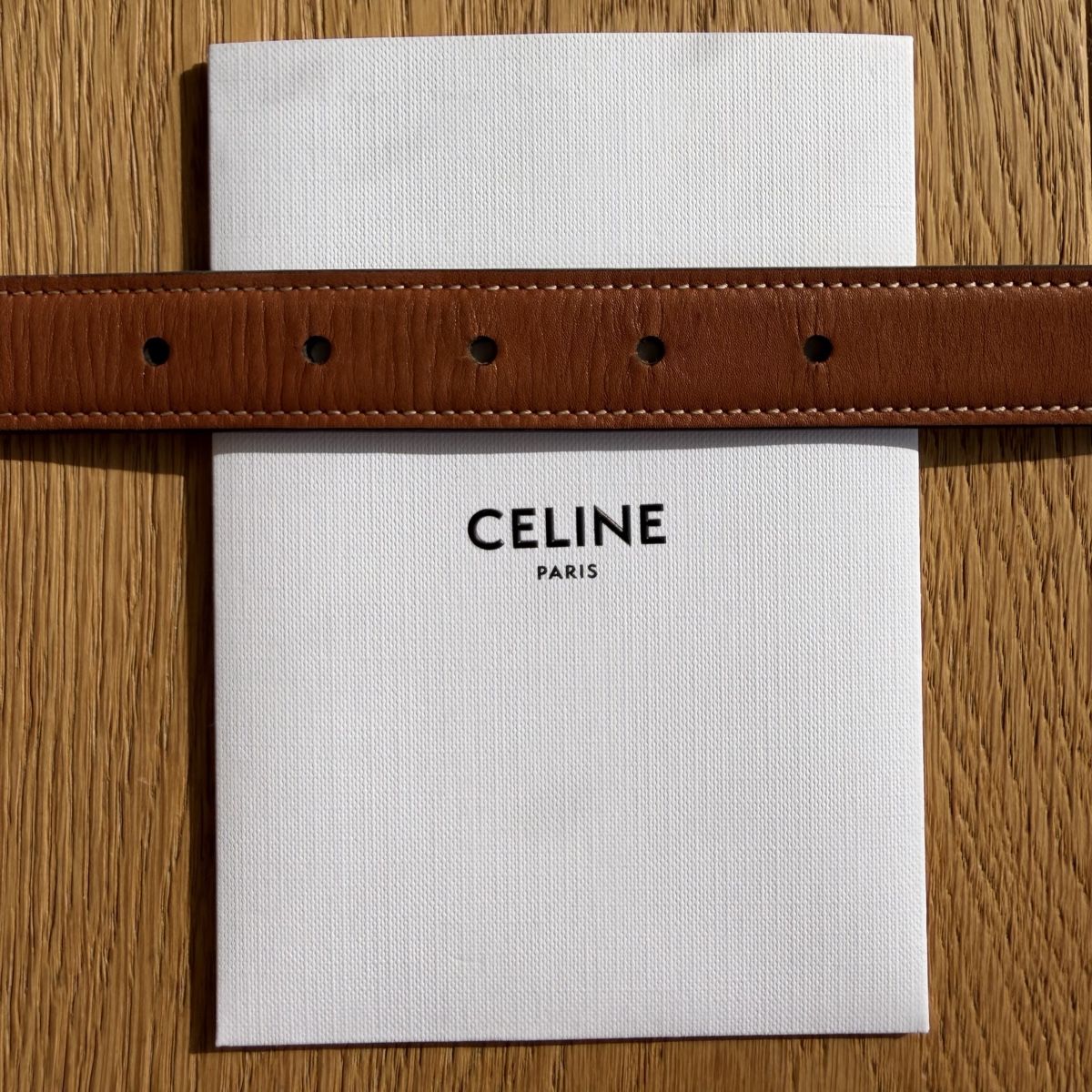 Cinture: CELINE Triomphe belt brown 75cm TOP! – Usato da Cham venduto da nad_z2js 6