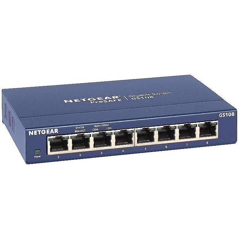 Hub & Switch: Netgear switch GS108 ProSafe – Usato da Vufflens-la-Ville venduto da prouge1528