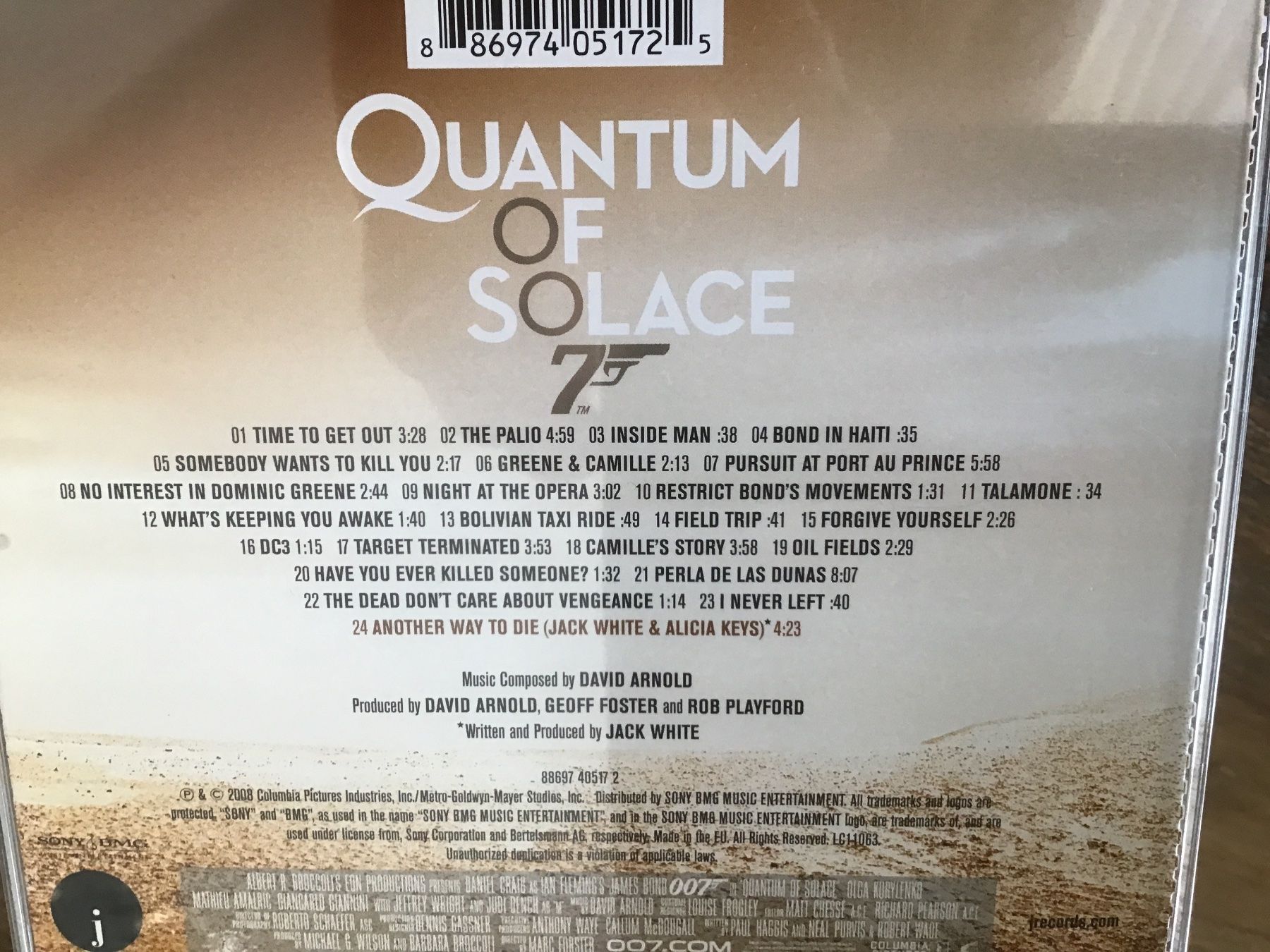 CD: Quantum of Solace Soundtrack CD  o – Usato da Thierachern venduto da sweden08 1