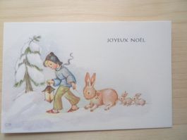 carte de vœux joyeux Noël - neuve