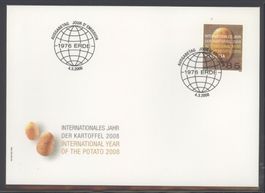 2008, FDC, Sondermarke Internationales Jahr der Karntoffel