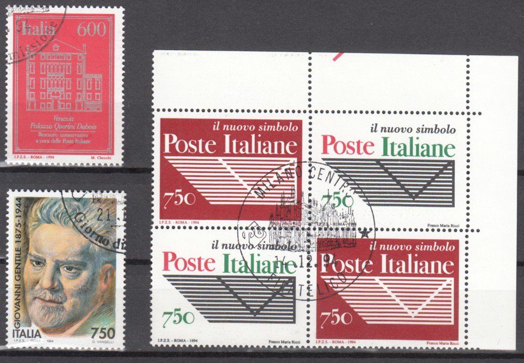 Tutti i francobolli: Italien 1994 mit ET – Usato da Bürglen TG venduto da StampGraf 4