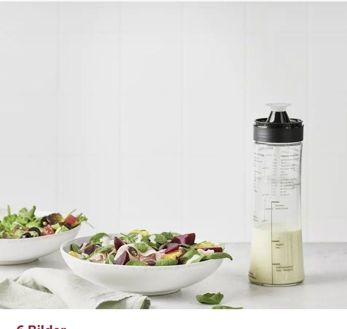 Betty Bossi Contenitori & Simili: Betty Bossi Dressing Shaker, Glas, 5 dl – Usato da Fulenbach venduto da Antibes1 3