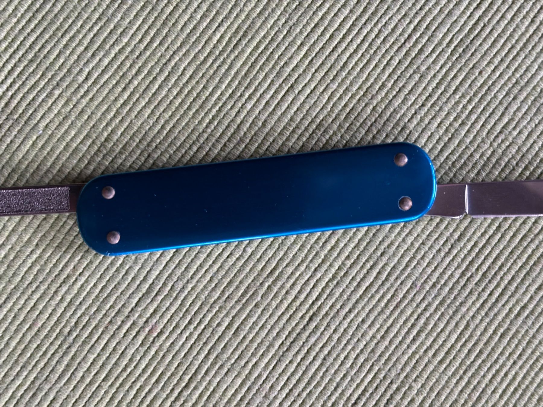 Victorinox Coltelli tascabile: VICTORINOX Alox blau – Usato da Langenthal venduto da Riccardamax 2