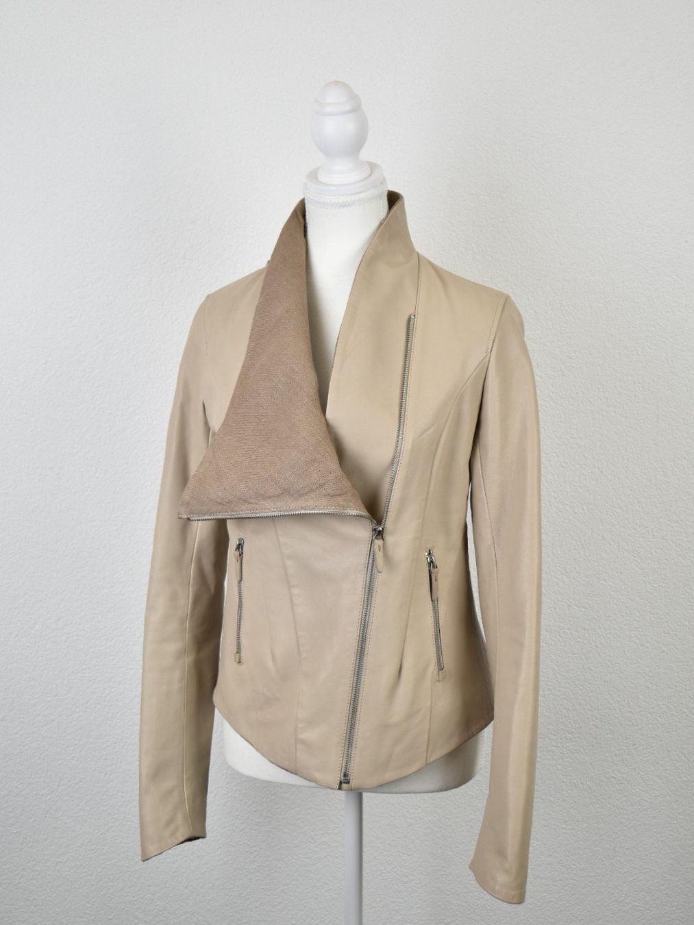 Giacche: Vespucci Lederjacke, Gr.36, beige, neuwertig – Nuovo (secondo la descrizione) da Nürensdorf venduto da 2ND_STORY 2