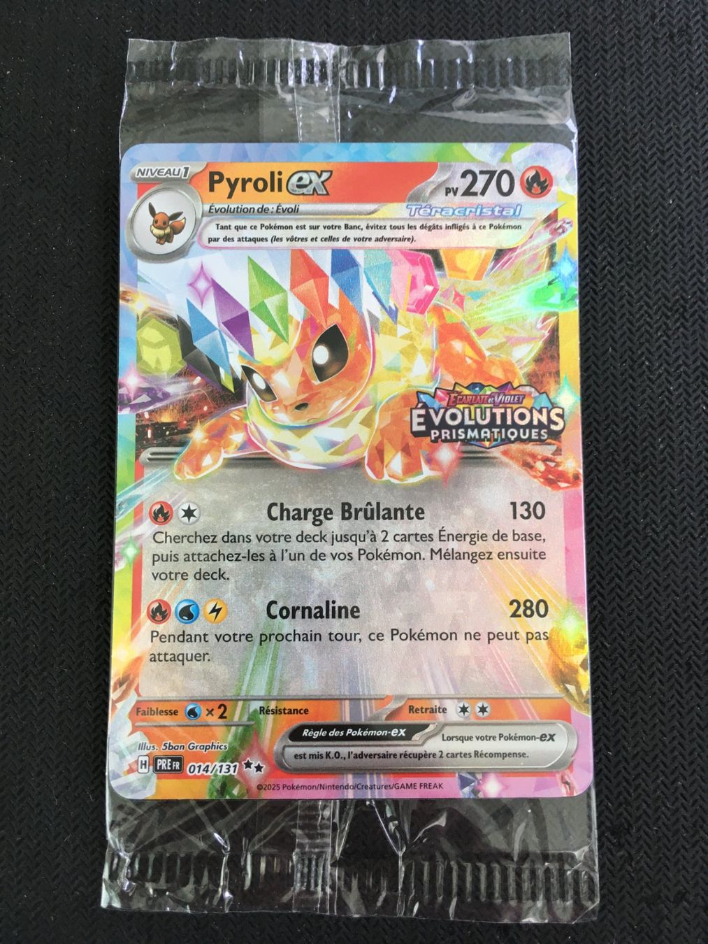 Pokémon Sammelbilder & Trading cards: Pokémon - Evolutions Prismatiques - Pyroli Ex PRE 014 - FR – Neu und originalverpackt aus St.Gallen von Punktchen01