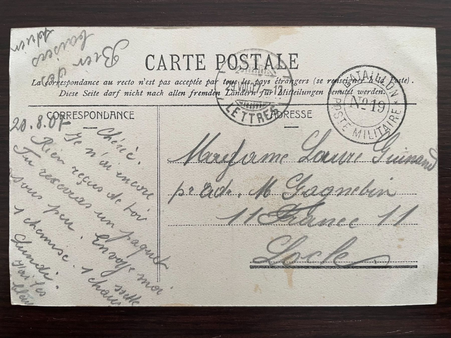 Cartoline postali: ROMONT Vue Générale, 1907 – Usato da Wald ZH venduto da TLILEF 1