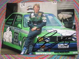 BMW ALPINA M3 DTM 1988 MICHELIN AUTOGRAMM P.OBERNDORFER