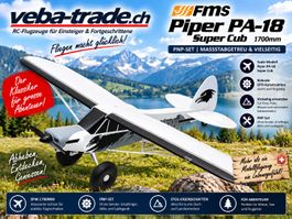 FMS Piper PA-18 Super Cub, 170cm, PNP