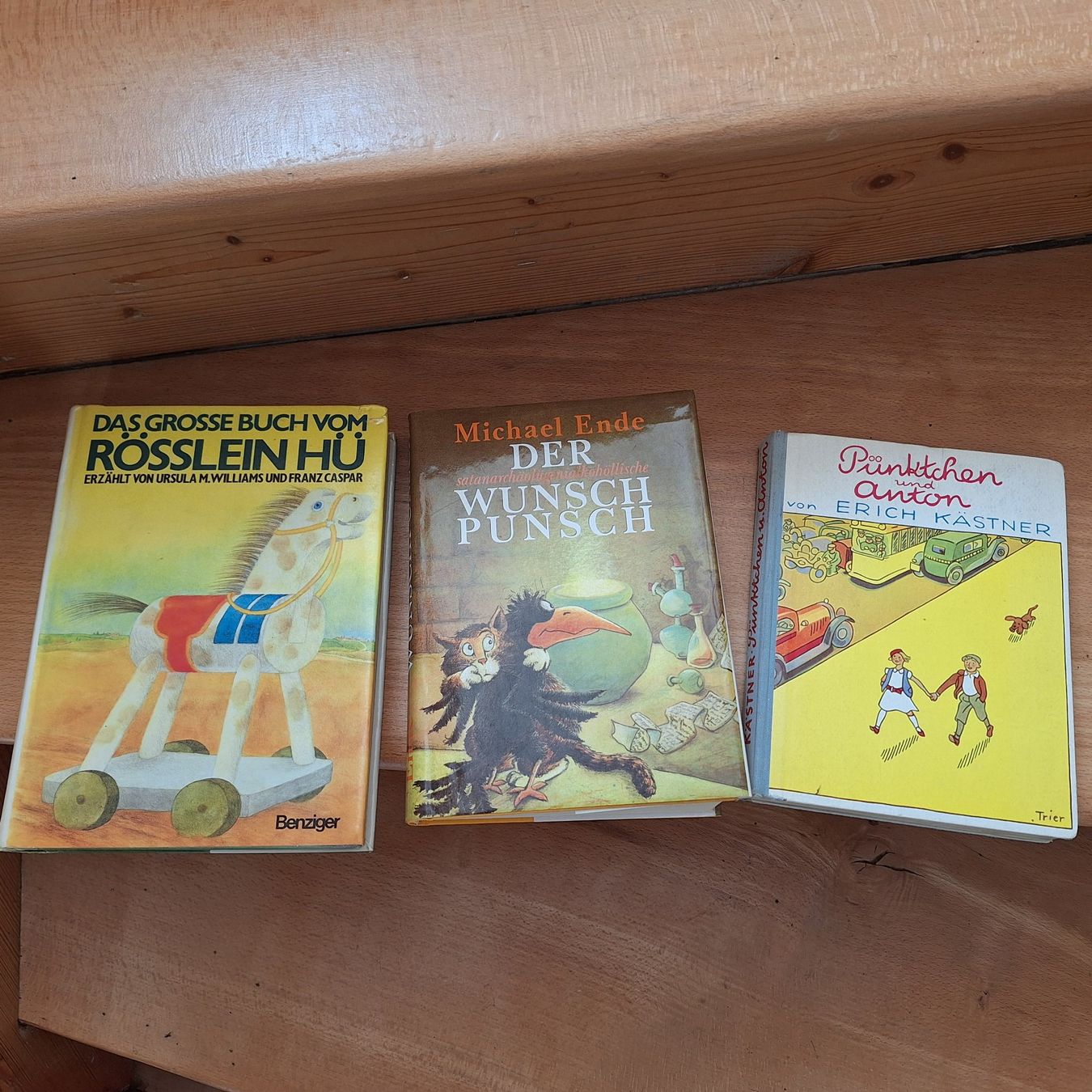 Libri: 3 Kinderbuch Klassiker, Wunschpunch, Rösslein Hü, E. Kästner – Usato da Winterthur venduto da ric_rl7n