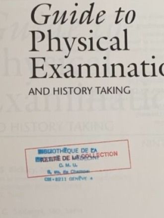 Libri: Bates' Guide to Physical Examination 9th Edition – Usato da Genève venduto da sunsustains 9