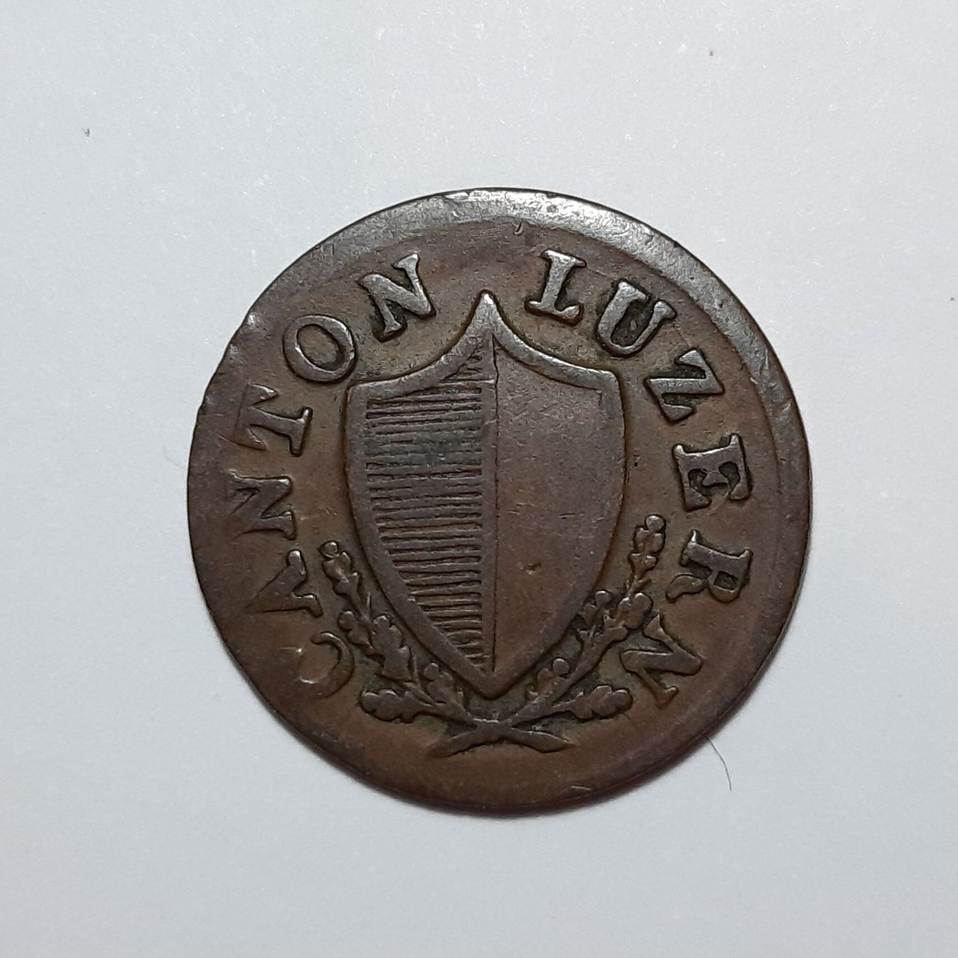Tutti le monete: 1 Rappen 1839 Luzern – Usato da Pfäffikon ZH venduto da Schweizer_Muenzen 1