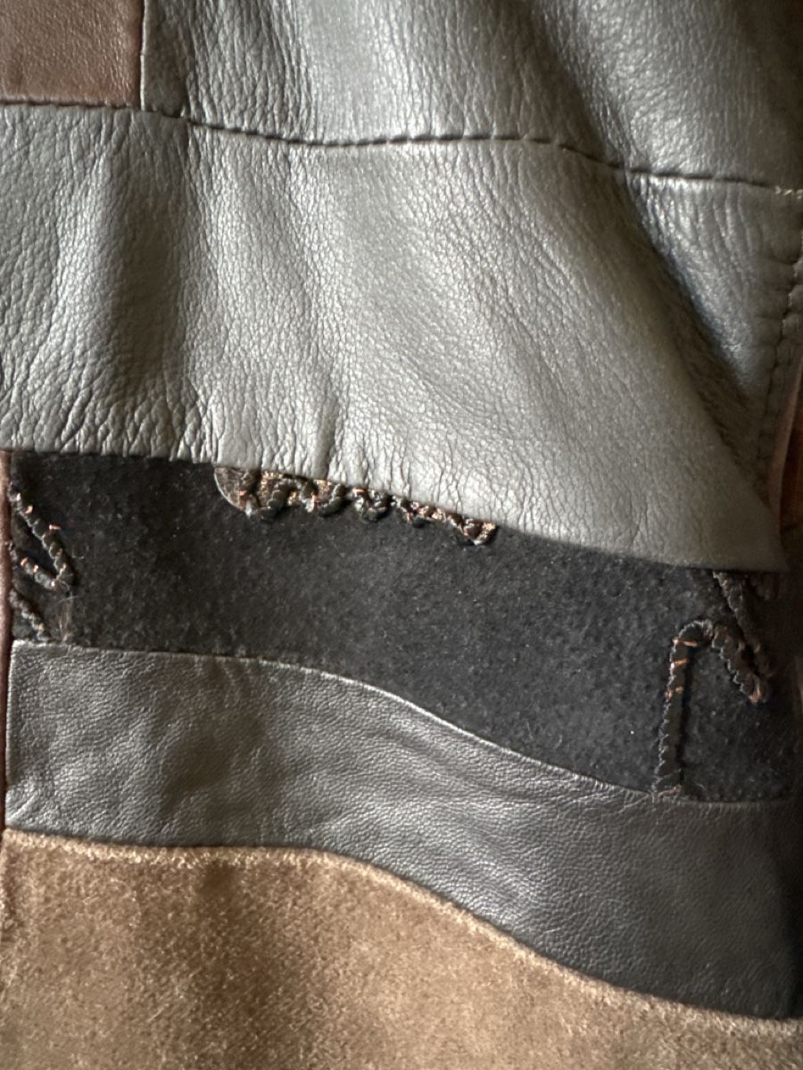 Giacche & Cappotti: Coole Kinder-Lederjacke Patchwork- Vintagestyle Neu – Nuovo e nell'imballaggio originale da Seuzach venduto da CarmelinaFerraris 6
