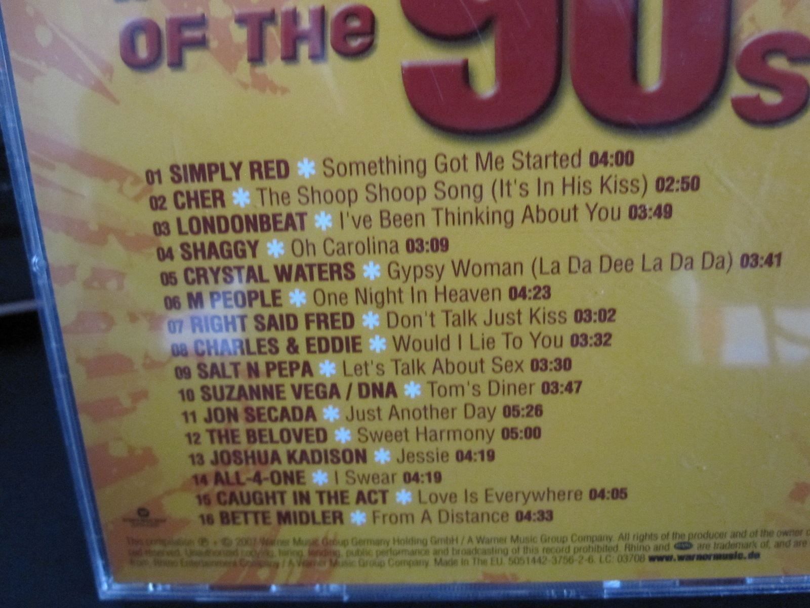 CDs: CD  Best of the 90's CD1 – Gebraucht aus Bärau von perosch65 1