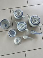 Asiatisches Tee-Service Set, Porzellan, 19 Teile