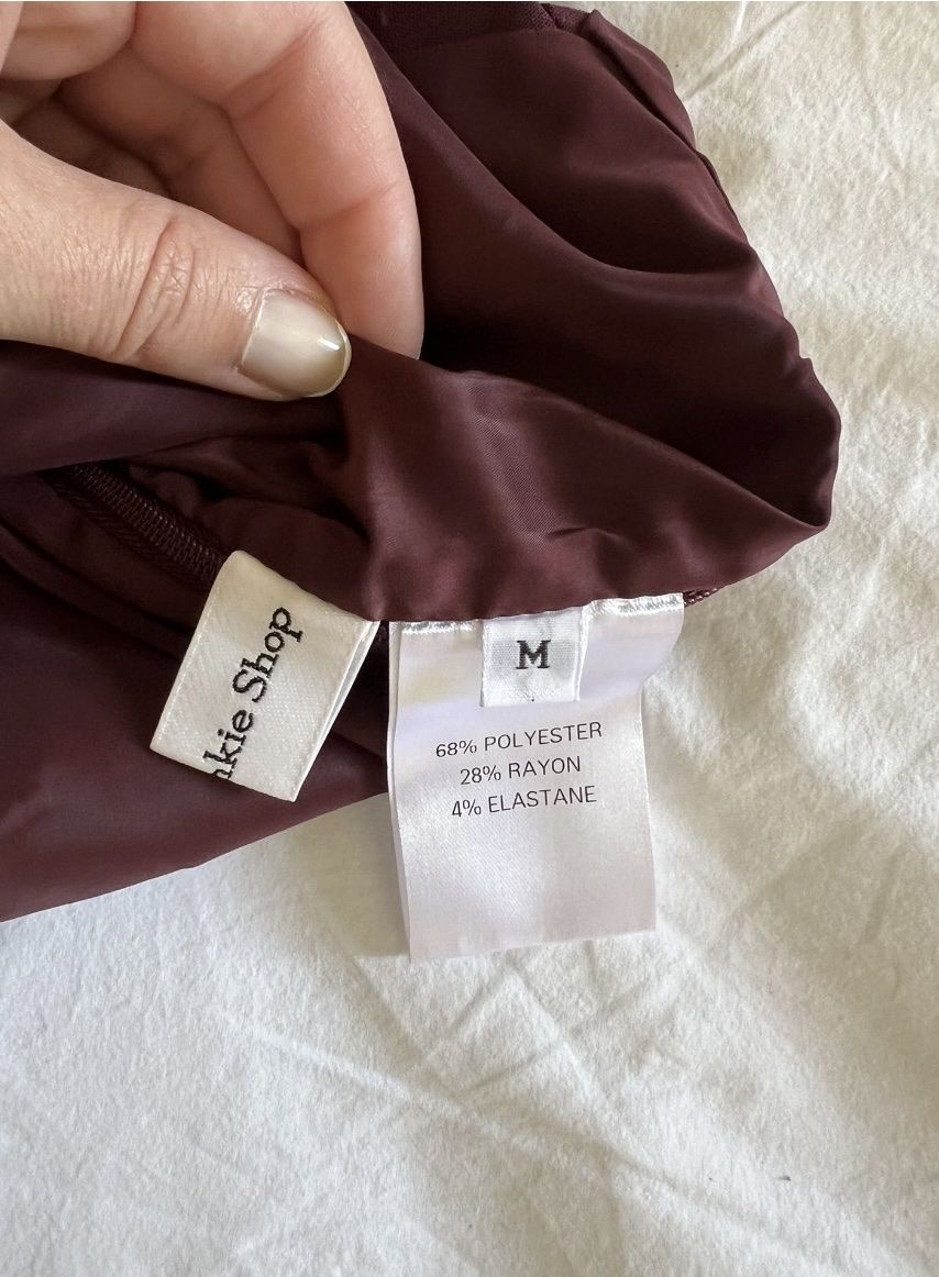 Top: Bustier Frankie Shop bordeau comme neuf – Nuovo (secondo la descrizione) da Genève venduto da MinimalistDressing 4