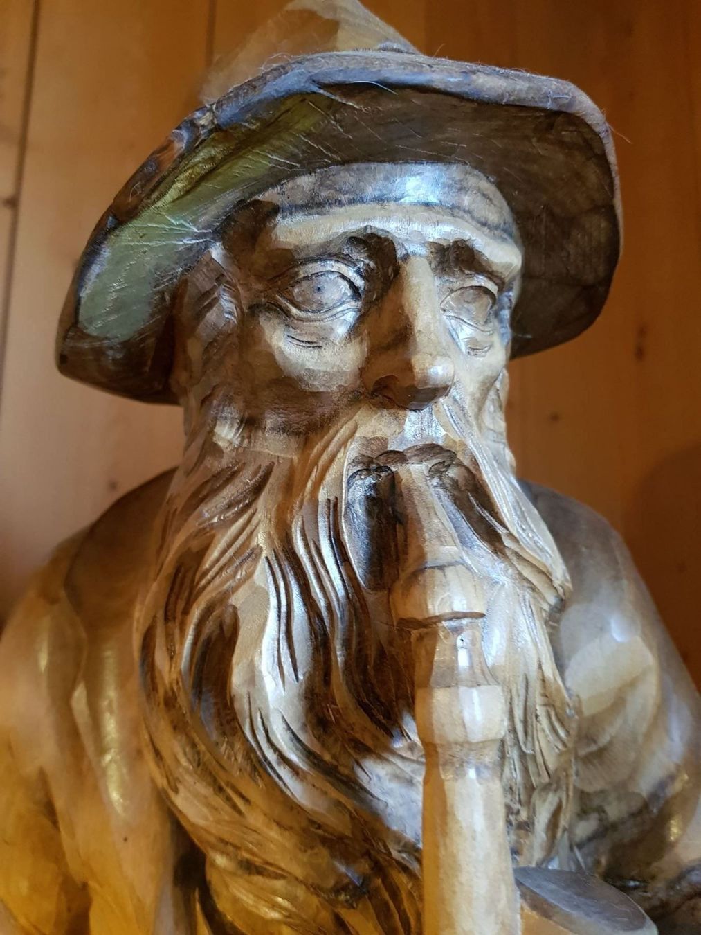 Skulpturen & Statuen: Holzskulptur Bauer 72 cm gross – Gebraucht aus Steg im Tösstal von LARO14 2