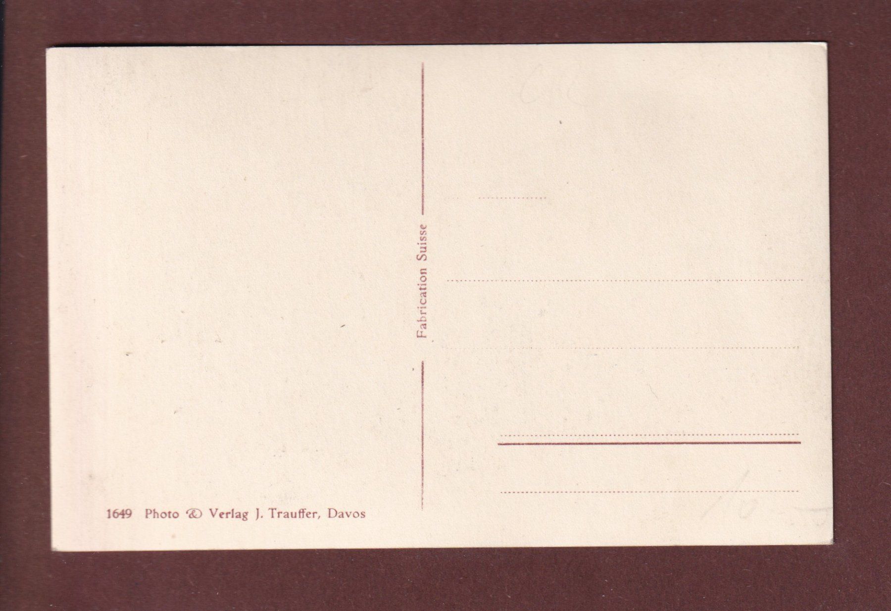 Cartoline postali: DAVOS - Gasthaus Simonelli – Usato da Pully venduto da nicecards 1