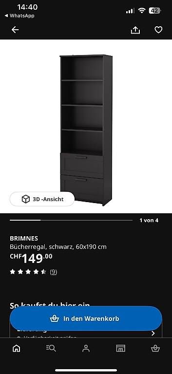 Ikea Étagères: Bücherregal – Neuf avec emballage d'origine à Zürich par lau_9qg7