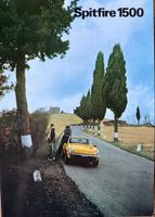 TRIUMPH SPITFIRE 1500 Prospekt 1980 brochure CH-Ausgabe dt.