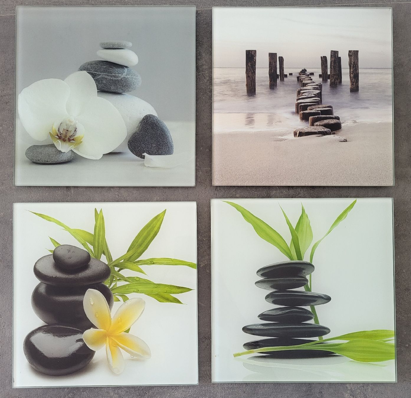 Foto & Immagini: 4 Glasbilder 20x20cm – Usato da Stäfa venduto da Sharon_St