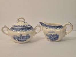 Villeroy & Boch Burgenland Set Zucker & Milch Blau