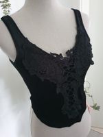Gothic Samtop m. Stickerei Gr S *neuwertig*