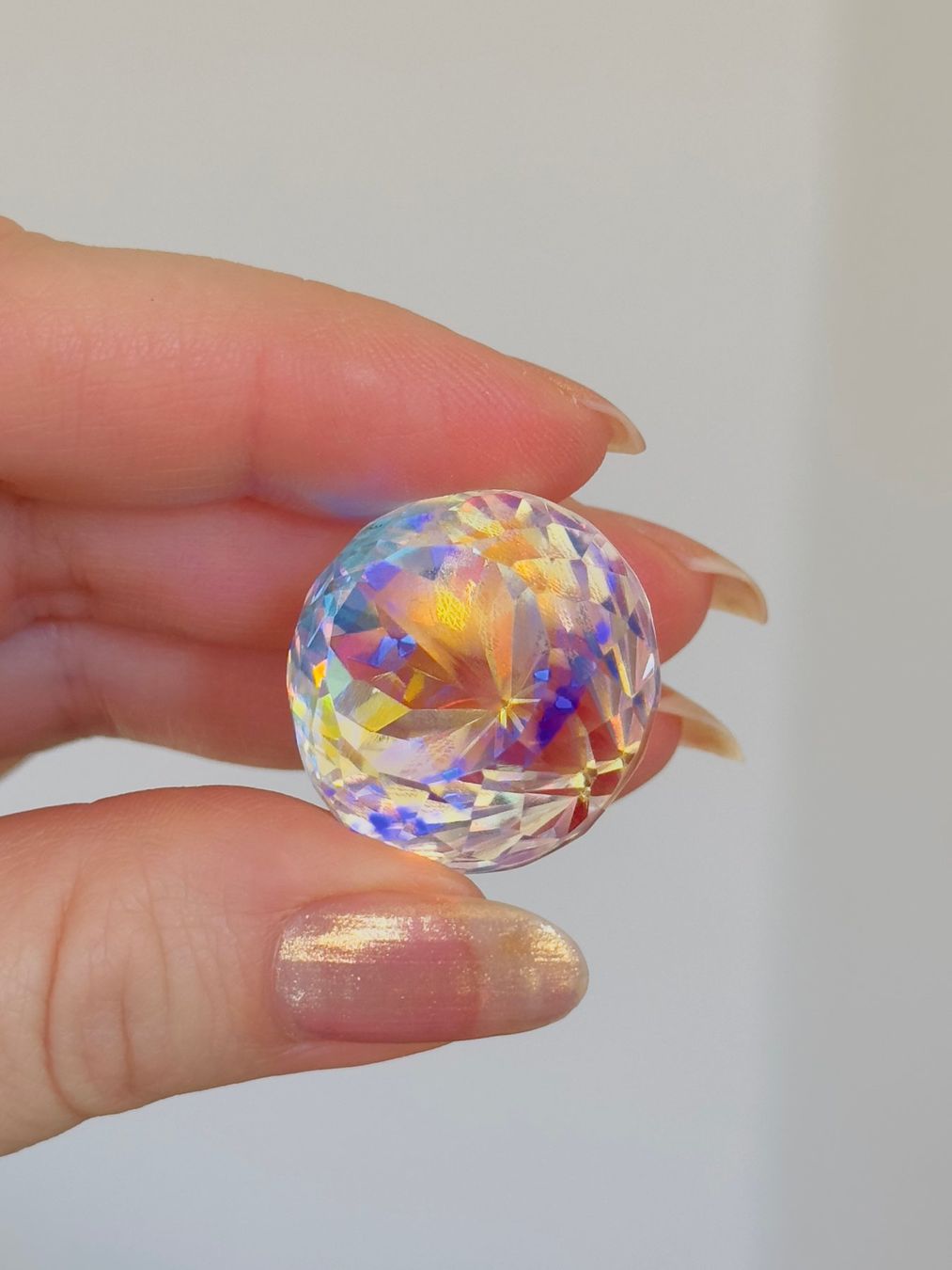 Pietre preziose: 68.80 Ct Mystic Round Cut Loose Gemstone – Nuovo e nell'imballaggio originale da Genève venduto da AWWA 7