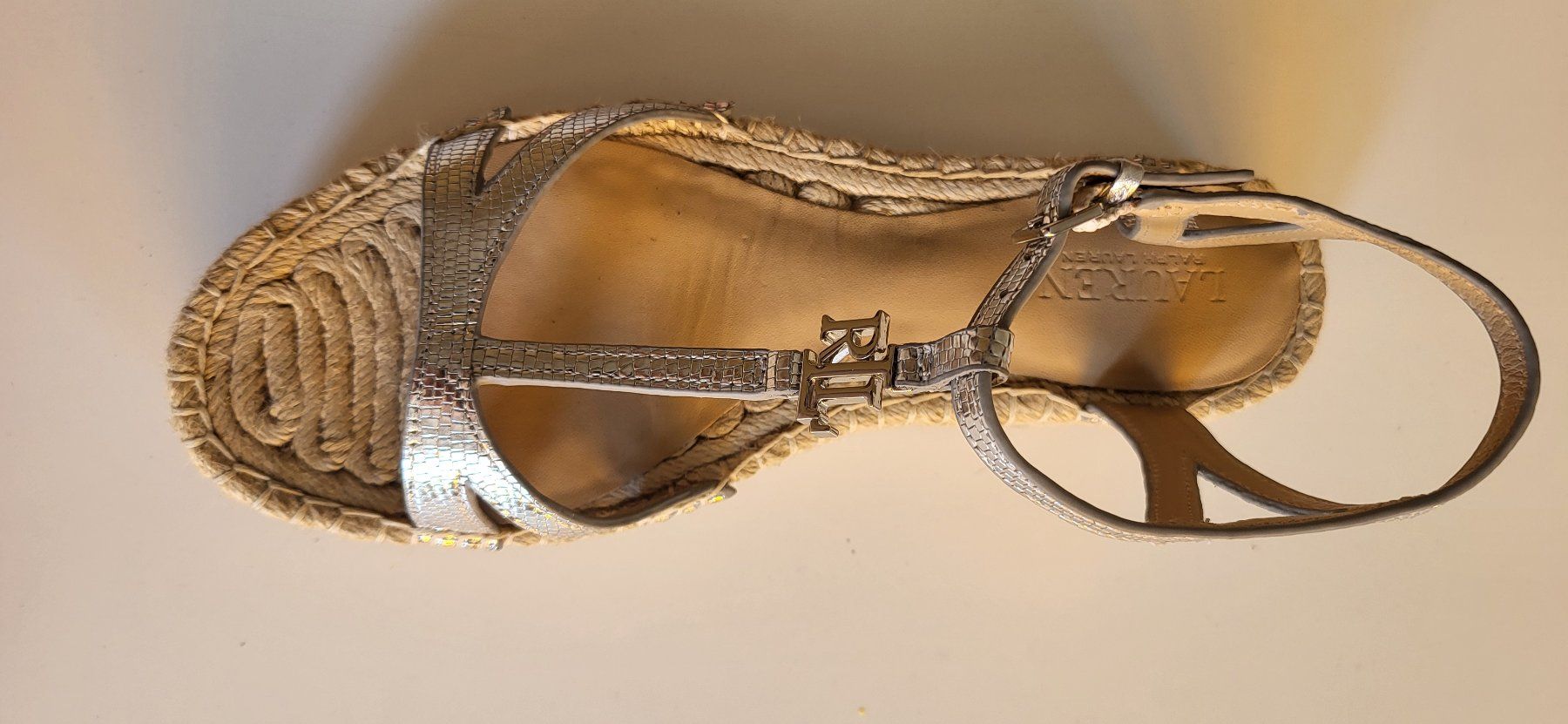 Ralph Lauren Chaussures femmes: Ralph Lauren Espadrilles, silberfarben – D'occasion à Zürich par csa02 2