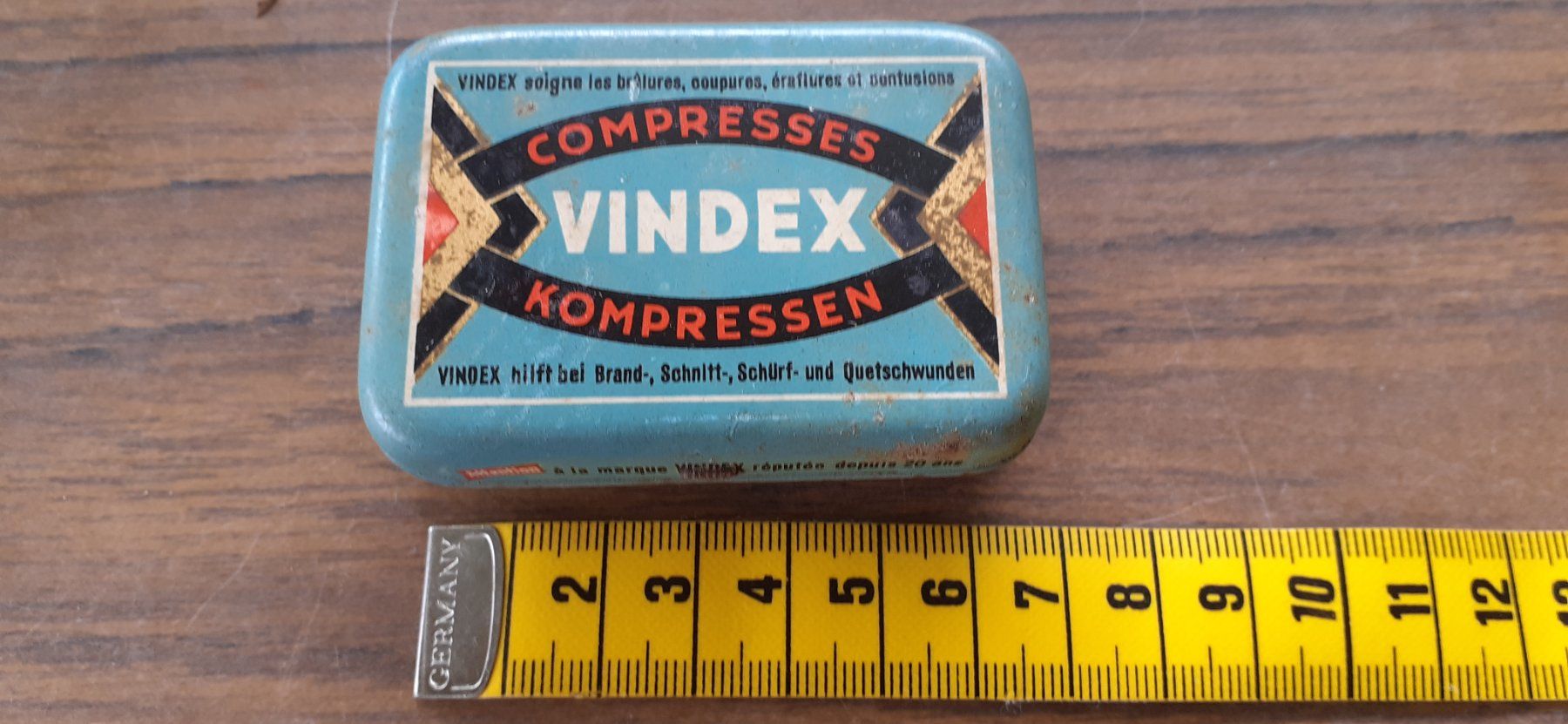 Barattoli: Blechdose antik Vindex – Usato da Mörschwil venduto da wunderkiste44 4