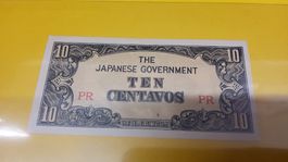 Japan 10 Centavos, PR, Selten!