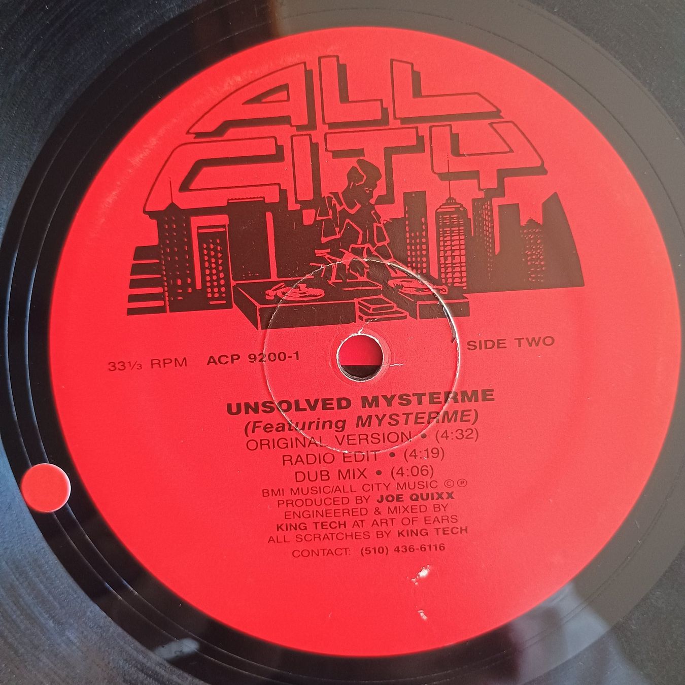 Vinyles: All City Productions–Bust Your Rhymes 12" US-1992 VG+/VG(+) – D'occasion à münchenstein par karl_heinz_krasser 3
