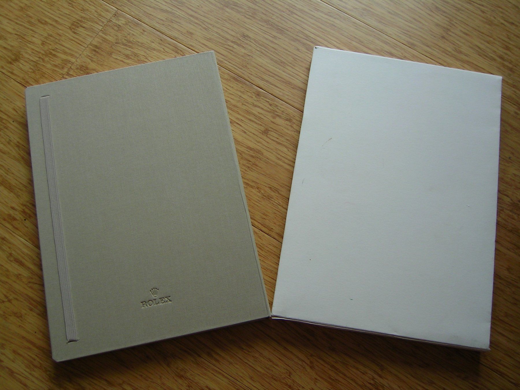 Blocchi: Rolex Notebook Notizbuch - gross - beige - neu – Nuovo (secondo la descrizione) da Schwarzenbach SG venduto da Forky 1