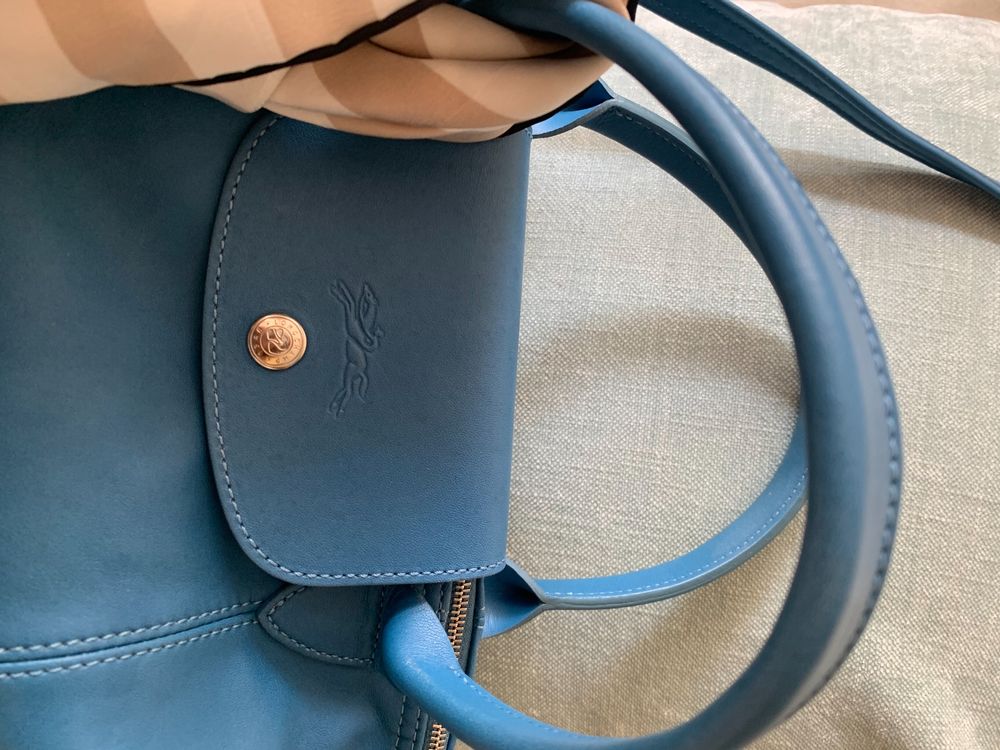 Sac longchamp bleu outlet canard