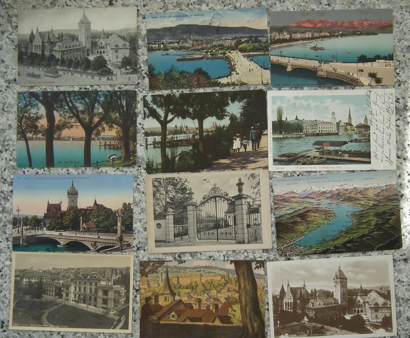 Cartoline postali: Zürich, Ansichtskarten  Diverse  22 Stück – Usato da Kriens venduto da WULLU99
