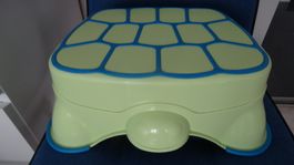 Kinder Tritthocker Schildkröte Design hellgrün guter Zustand