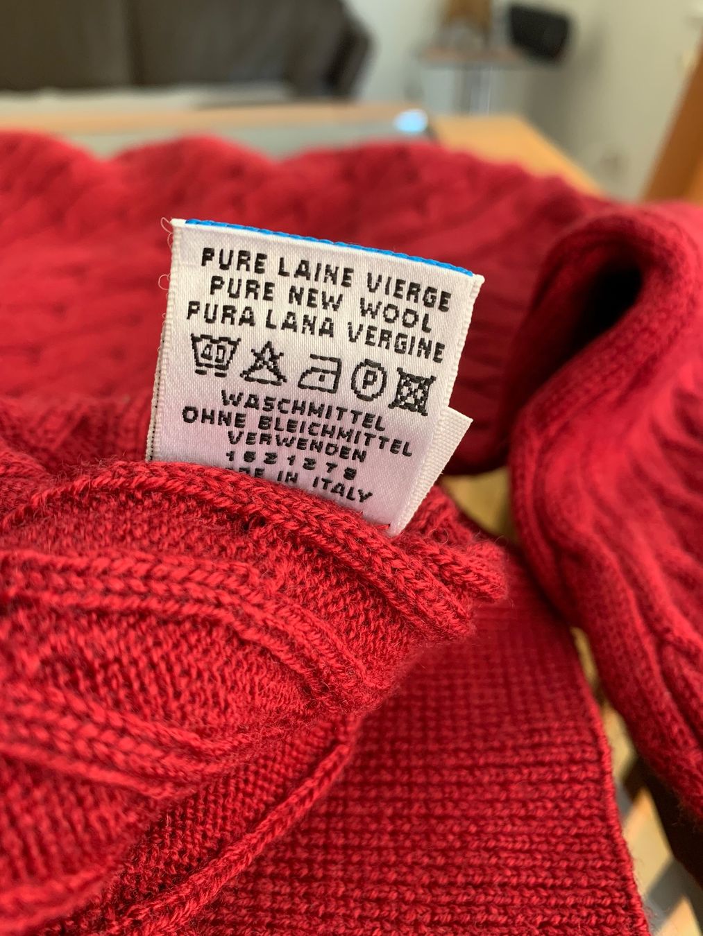 Burlington Maglioni & Felpe: Burlington Pullover rot Zopfmuster Gr. 54 – Usato da Wettswil venduto da cipollina71 4