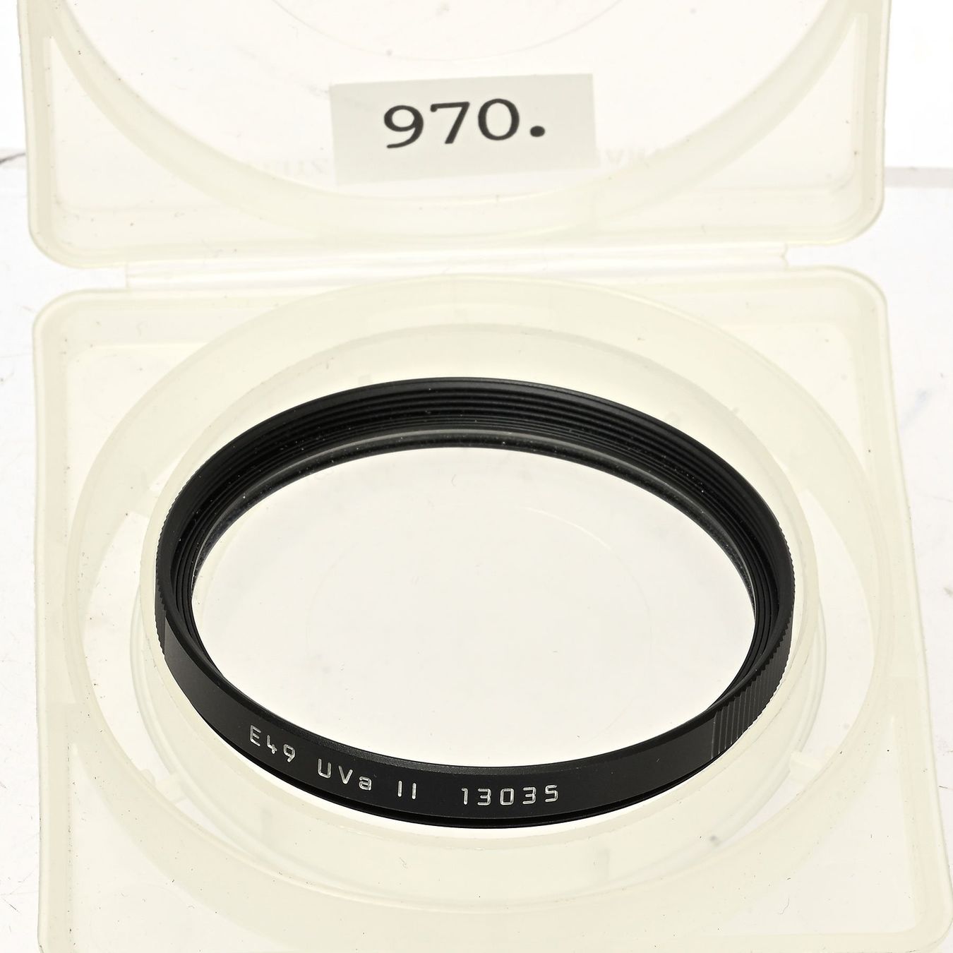 Leitz Filter: Leitz / Leica E49 UVa II Filter, 13035 – Gebraucht aus Bubendorf von zimmers_creativteam