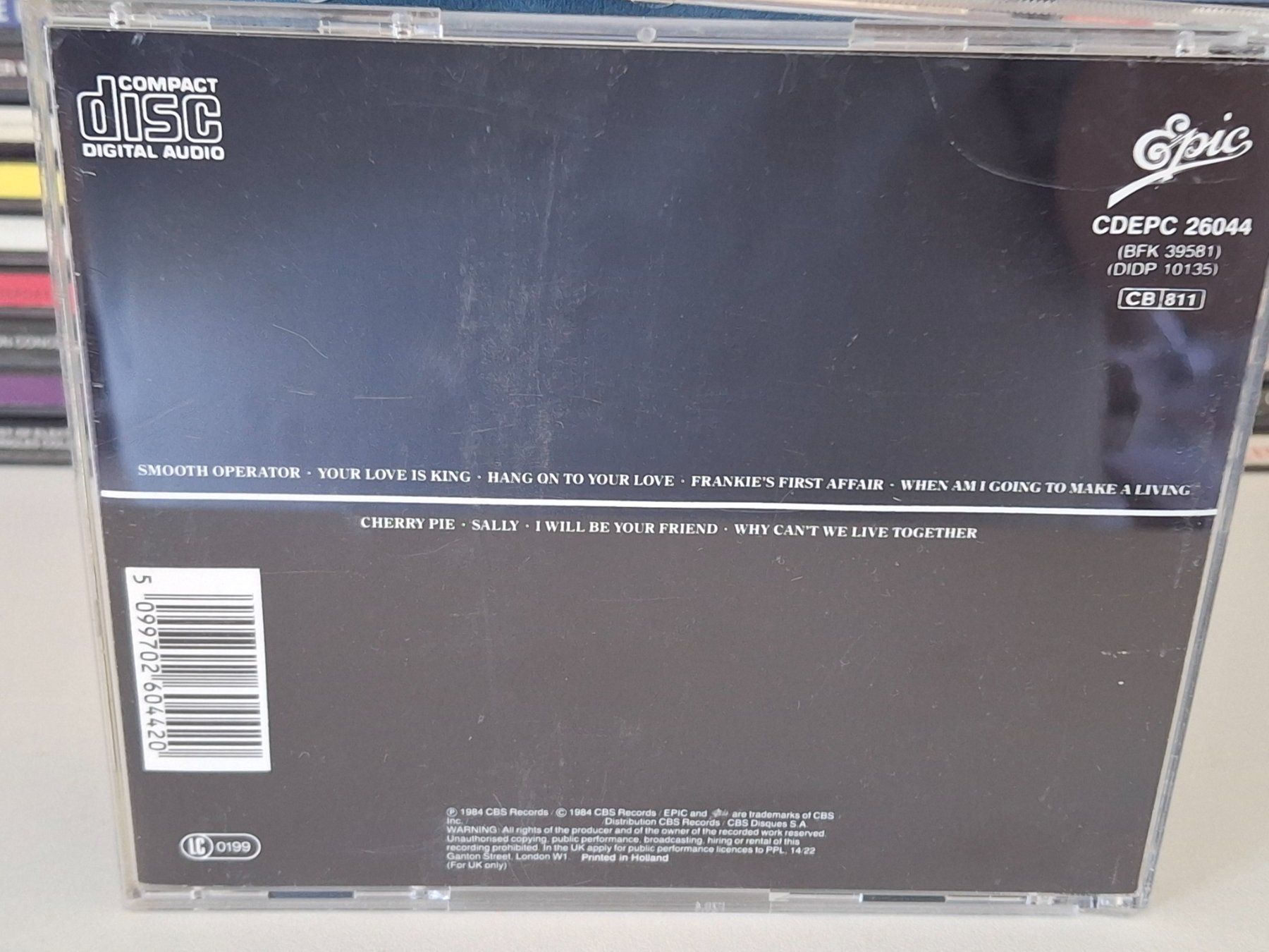 CD: CD Sade -  Diamond Life – Usato da Aarberg venduto da Jackup1 1